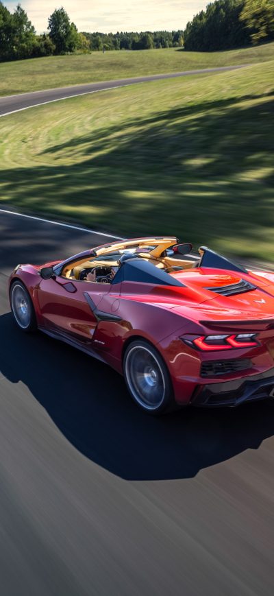 Fond d'écran iPhone 2023 Chevrolet Corvette Z06 Convertible