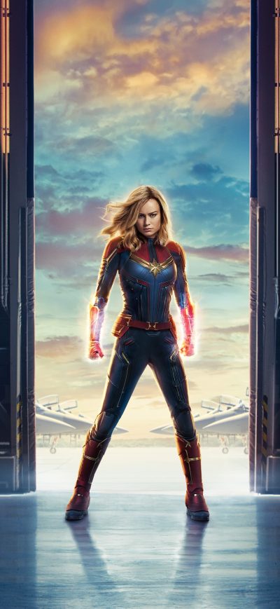 Fond d'écran iPhone Captain Marvel Movie 10k