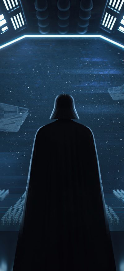 Fond d'écran iPhone Darth Vader Ship 8k
