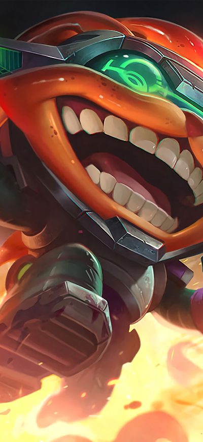 Fond d'écran Ziggs League Of Legends sur iPhone