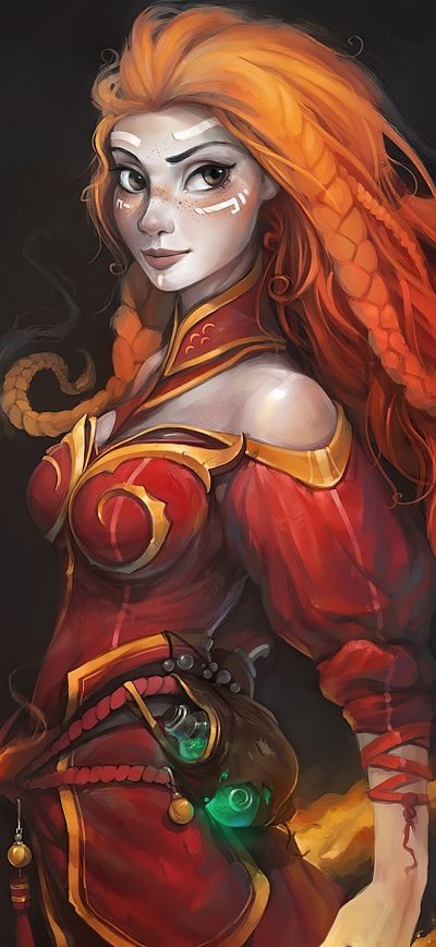 Fond d'écran iPhone Dota 2 Lina