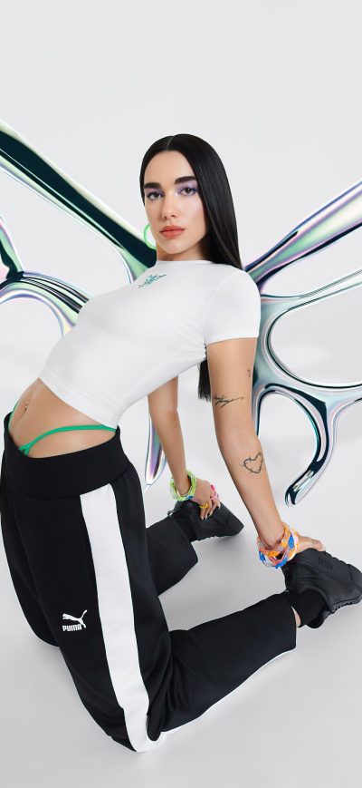Fond d'écran iPhone Dua Lipa Puma Flutur 5k