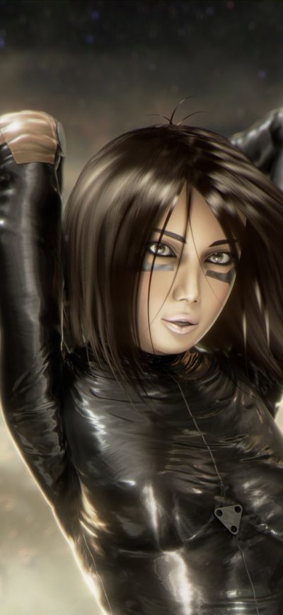 Fond d'écran iPhone Alita Battle Angel 4k Artwork