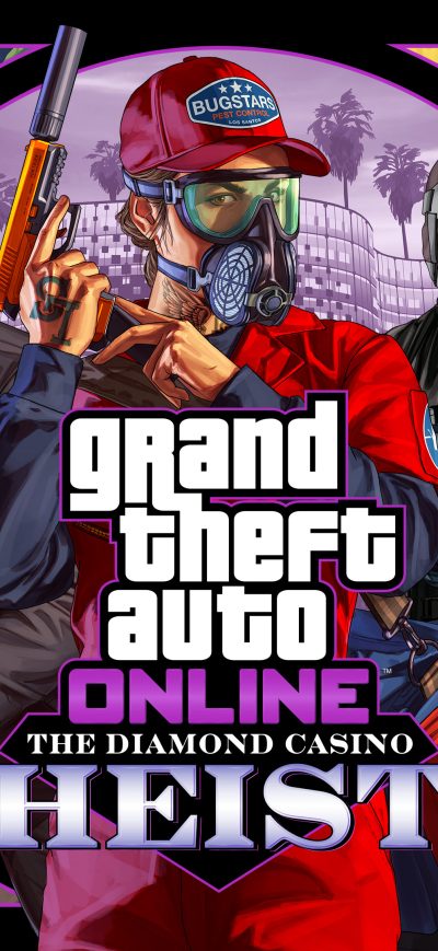 Fond d'écran iPhone Gta V Diamond Casion Heist 2020 4k
