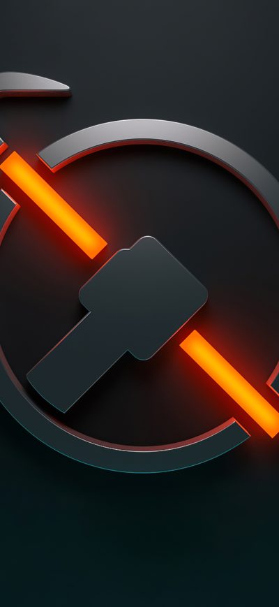 Fond d'écran iPhone Half Life Logo 4k