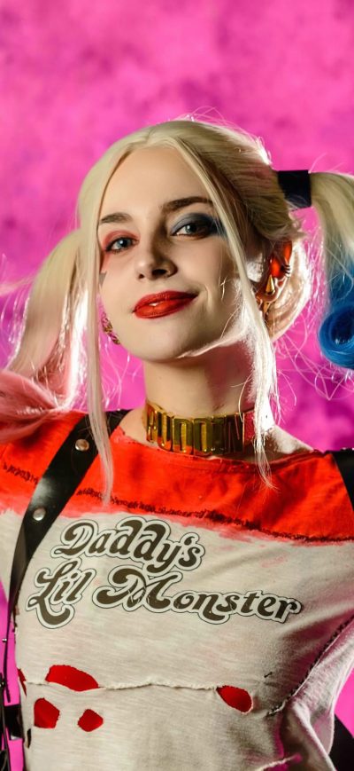 Fond d'écran iPhone Harley Quinn Cosplay New 4k