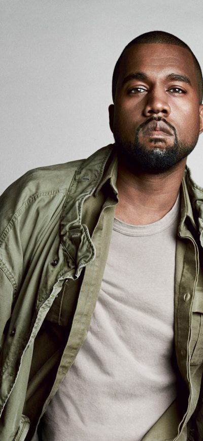 Fond d'écran Kanye West Gq 2020 sur iPhone