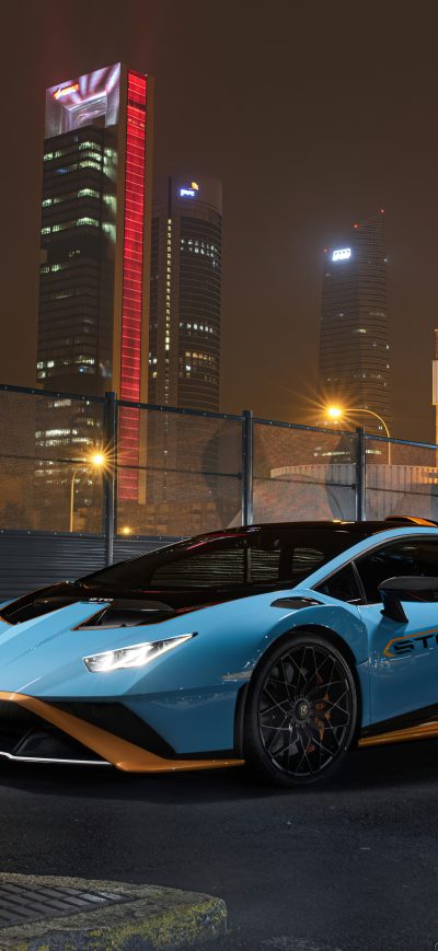 Fond d'écran iPhone Lamborghini Light Blue Metallic Coupe 5k