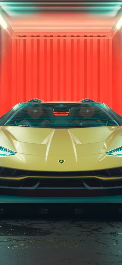 Fond d'écran iPhone Lamborghini Centenario Roadster Cgi 4k