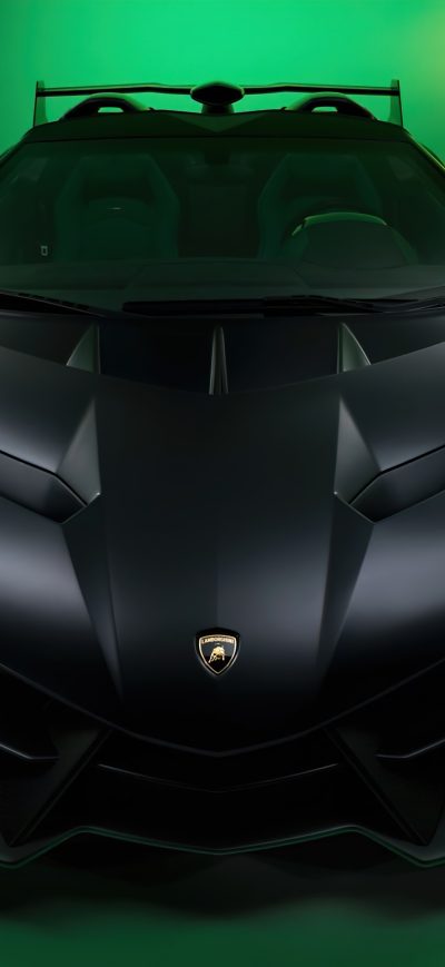 Fond d'écran iPhone Black Lamborghini Veneno 5k