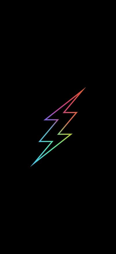 Fond d'écran iPhone Bolt Logo 4k