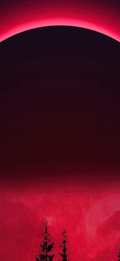Fond d'écran iPhone Red Moon