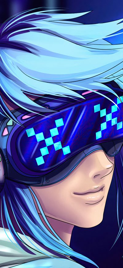 Fond d'écran iPhone Neon Cool Guy 4k