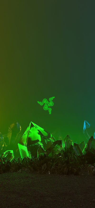 Fond d'écran iPhone Razer Abstract 4k