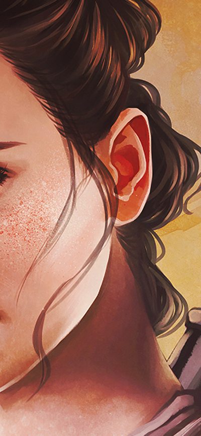 Fond d'écran iPhone Rey Star Wars Fanart