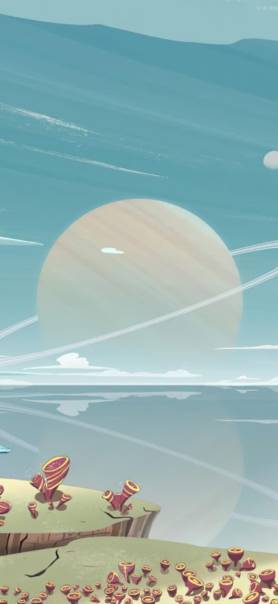 Fond d'écran Horizon Fiction 4k sur iPhone