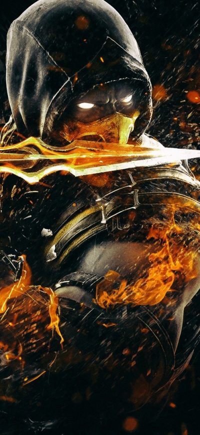 Fond d'écran iPhone Scorpion Mortal Kombat Video Game