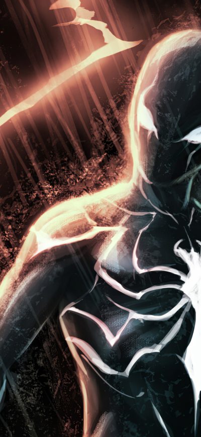 Fond d'écran iPhone Black Spiderman Suit