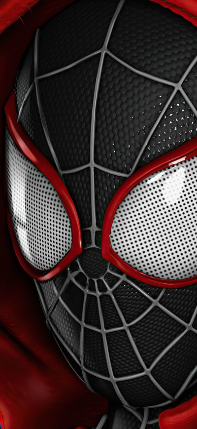 Fond d'écran iPhone Spider Man Miles Morales Costume 4k