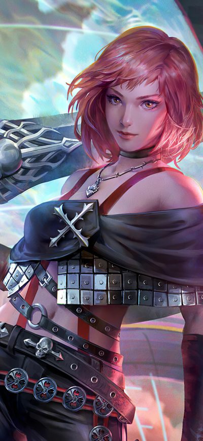 Fond d'écran iPhone Sophie With Skull Sword 4k