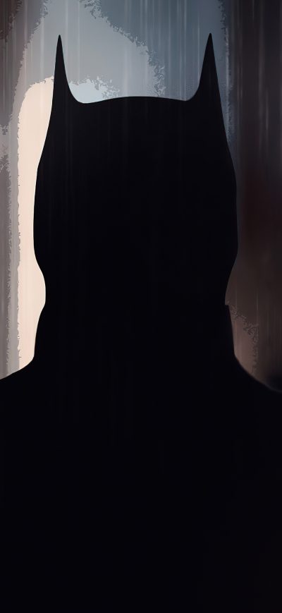 Fond d'écran iPhone The Batman Noir 4k