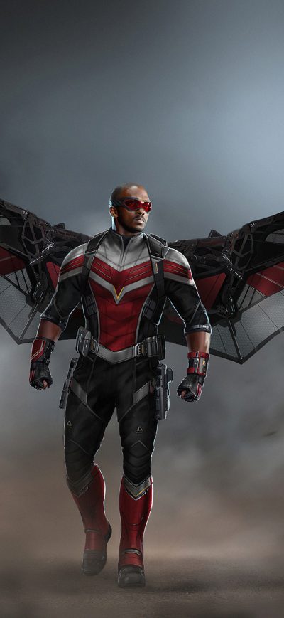Fond d'écran iPhone Falcon With Wings 4k