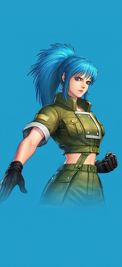 Fond d'écran iPhone Leona Heidern The King Of Fighters