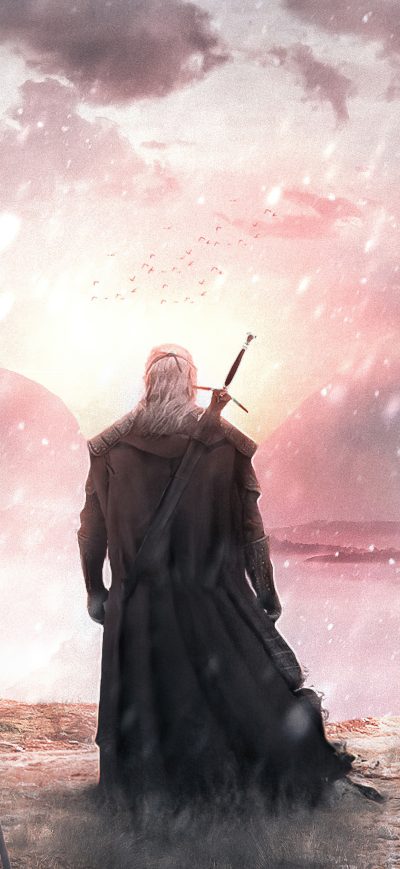 Fond d'écran iPhone The Witcher Journey 4k