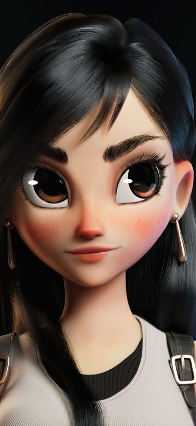 Fond d'écran iPhone Tifa Lockhart 3d