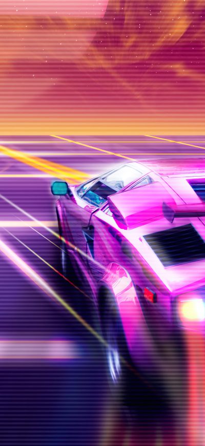 Fond d'écran iPhone Vaporwave Void