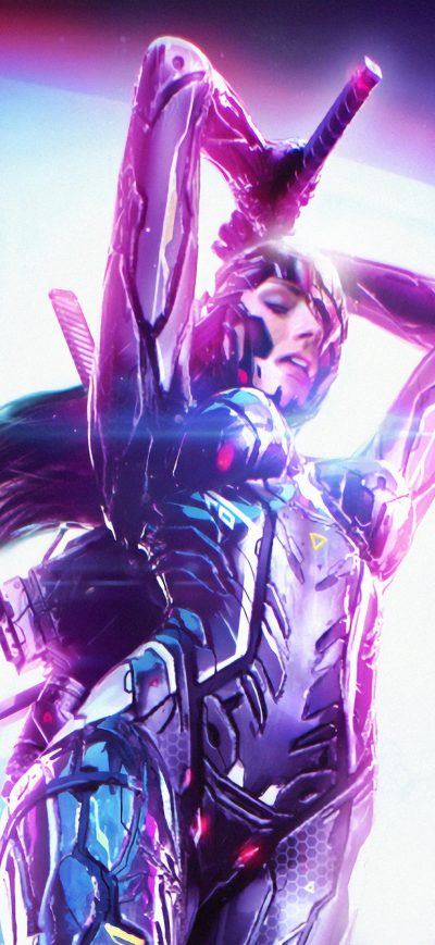 Fond d'écran iPhone Assassin Warrior Girl 4k