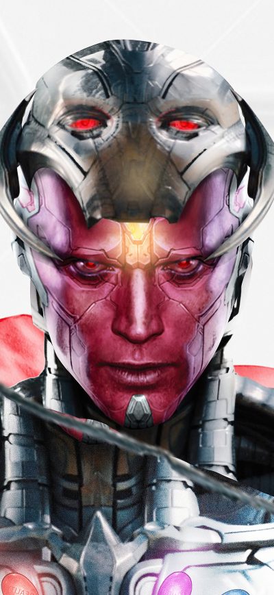 Fond d'écran iPhone Mask Off Ultron Vision What If 5k