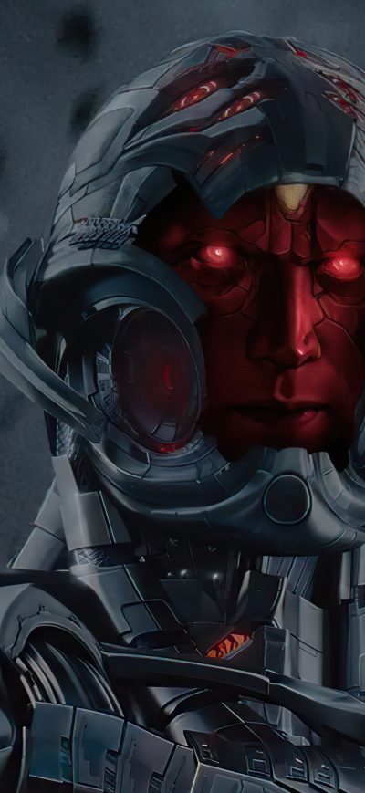 Fond d'écran iPhone Ultron Vision Infinity Stones