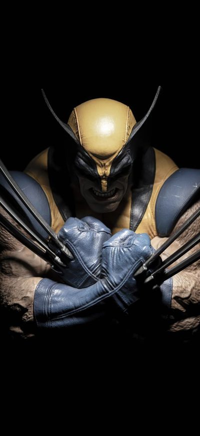 Fond d'écran iPhone Wolverine Dark 4k
