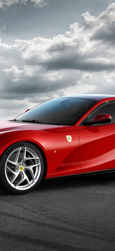 Fond d'écran iPhone Ferrari 812 Superfast 2018 5k