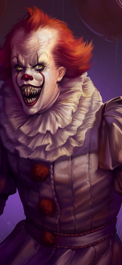 Fond d'écran iPhone Spiderwise Pennywise Artwork 4k