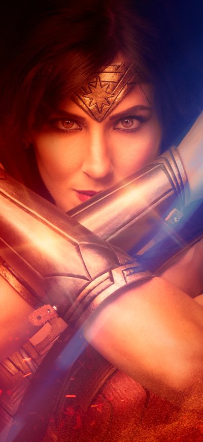 Fond d'écran iPhone Cosplay Wonder Woman 4k