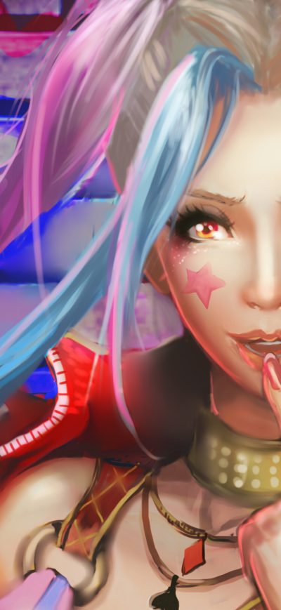 Fond d'écran Harley Quinn 4k Arts sur iPhone
