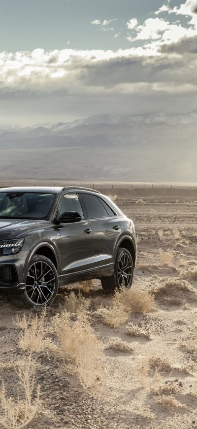 Fond d'écran iPhone Audi Q8 55 TFSI Quattro S Line 2018