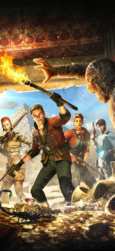 Fond d'écran Strange Brigade 2018 Video Game 4k sur iPhone