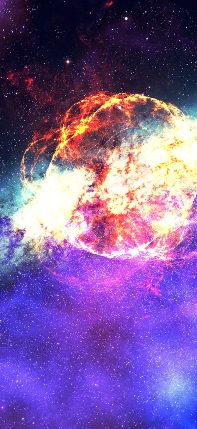 Fond d'écran iPhone Nebula Galaxy Outer Space