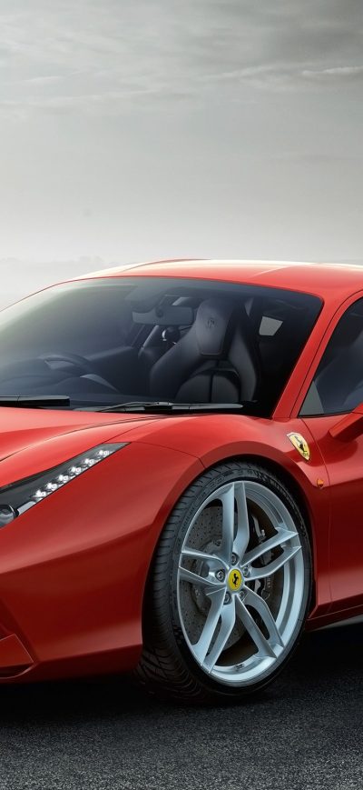Fond d'écran iPhone Ferrari 488