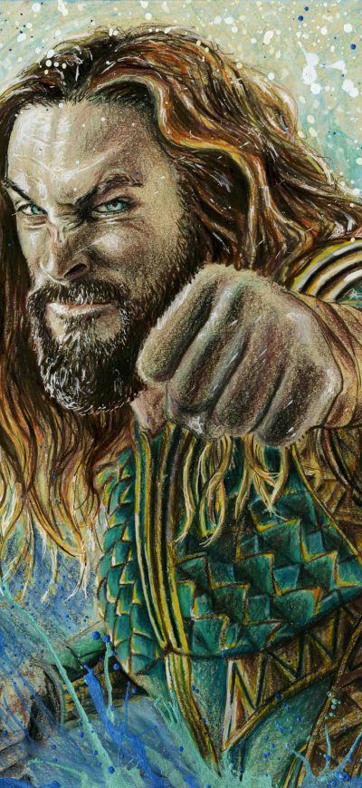 Fond d'écran iPhone Aquaman Portrait