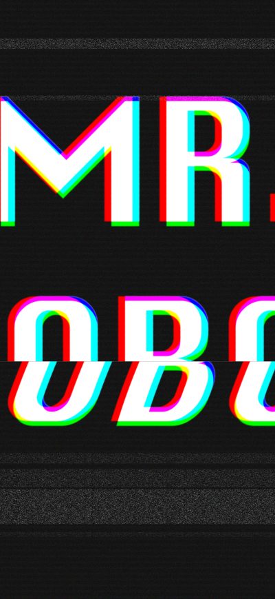 Fond d'écran iPhone Mr Robot Typography Glitch Art 4k