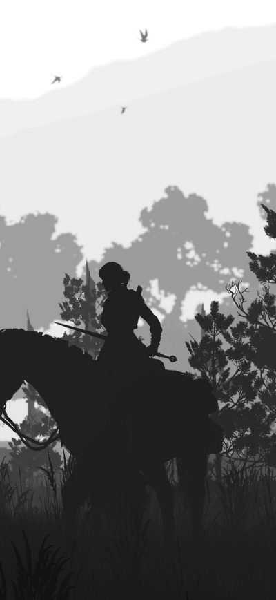 Fond d'écran iPhone The Witcher 3 Ciri
