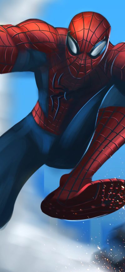 Fond d'écran iPhone Spiderman Web Shooter