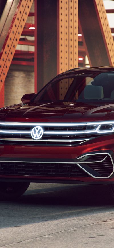 Fond d'écran iPhone Volkswagen Atlas Cross Sport Concept 2018