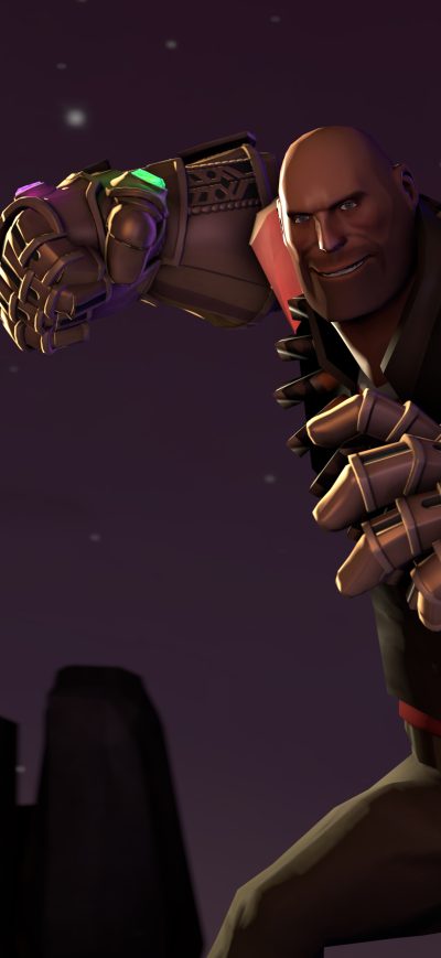 Fond d'écran iPhone Thanos Infinity Gauntlet Fortnite Cosmic Punch