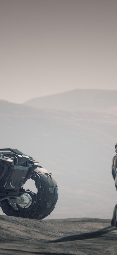 Fond d'écran iPhone Star Citizen On Daymar 4k