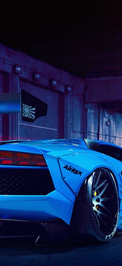 Fond d'écran iPhone Lamborghini Aventador Airrex Porgaito